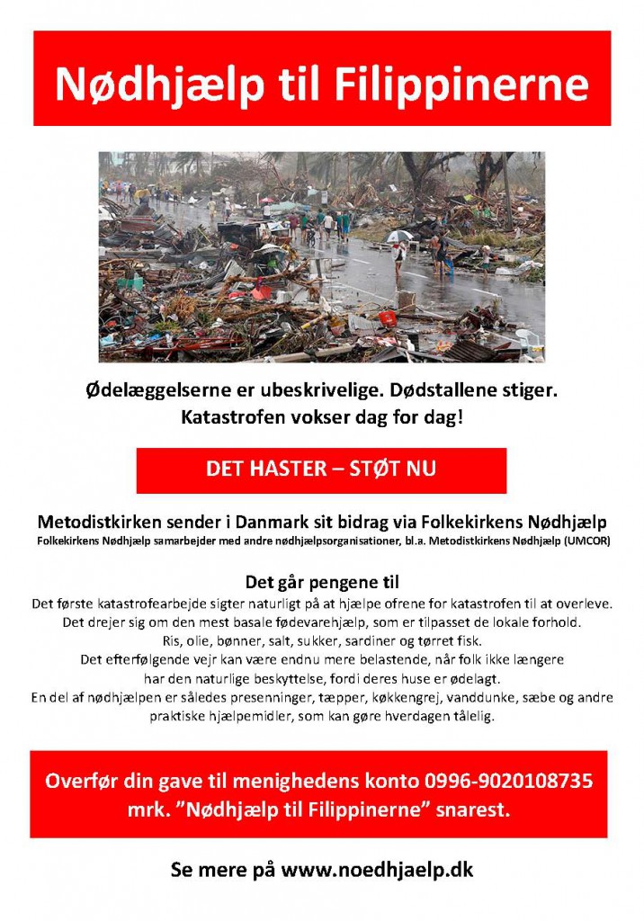 Nødhjælp til Filippinerne